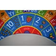 thumbnail image 5 of KC Cubs Playtime Collection ABC Alphabet, Numbers and Shapes Educational Learning & Game Area Round Circle Rug Carpet for Kids and Children Bedrooms and Playroom, 5 of 5