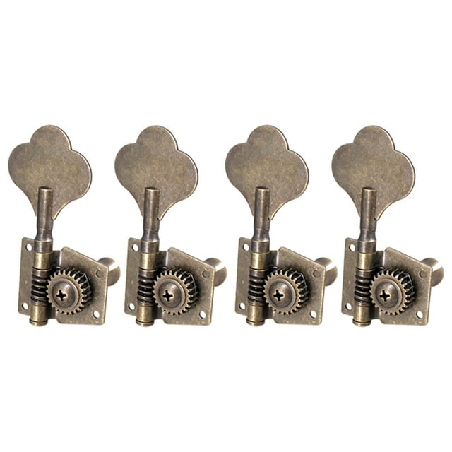 Baohd Opened Electric Bass Tuning Pegs Offer Exceptional Replacement Solution With Metal Structure And Finish Reliable 4R Bronze 82mm-88mm
