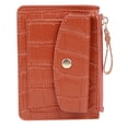 thumbnail image 1 of Women Simple Wallet Leather Keychain Small Card Bag Purse Holder (Beige), 1 of 7
