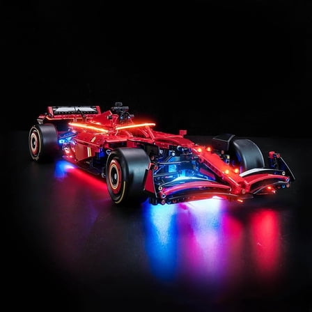 ‌LED Light Compatible with Legos 42207 Building Set, LED Light Kit for Legos 42207 SF-24 Formula One racing car Building Toy, Only Decoration Lights, No Building Model Kit