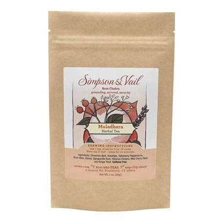 Root Chakra (Muladhara) Tea, Yoga Collection - 1 Ounce Pkg / 10-12 Cups