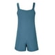 thumbnail image 3 of MKLEKYY Pijama Corto Para Mujer, Mono Informal De Verano, Pantalones Cortos Con Tirantes Ajustables, Mono De Pierna Ancha Con Bolsillos, 3 of 4