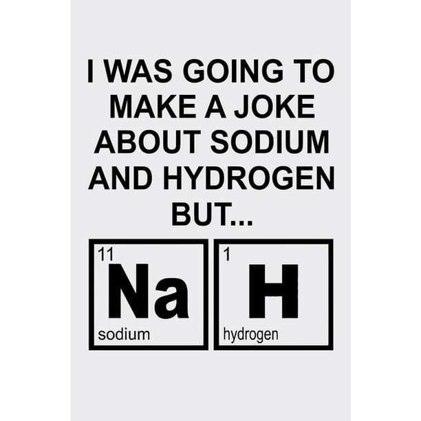 I Was Going To Make A Joke About Sodium And Hydrogen By Nah : Funny Science  and Science Humor Chemistry. Great Gift for Teachers Professors and  Students (Paperback) 
