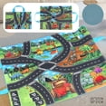 thumbnail image 4 of Alfombra de carretera para niños, mapa de coches de tráfico, juguete educativo, alfombra de camino, alfombra de juego para bebé, alfombra de ciudad de dibujos animados, juguete para niños, 4 of 5