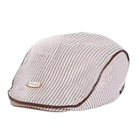 

Relanfenk Baby Hats Cute Boy Girl Stripe Beret Cap Peaked Baseball Hat