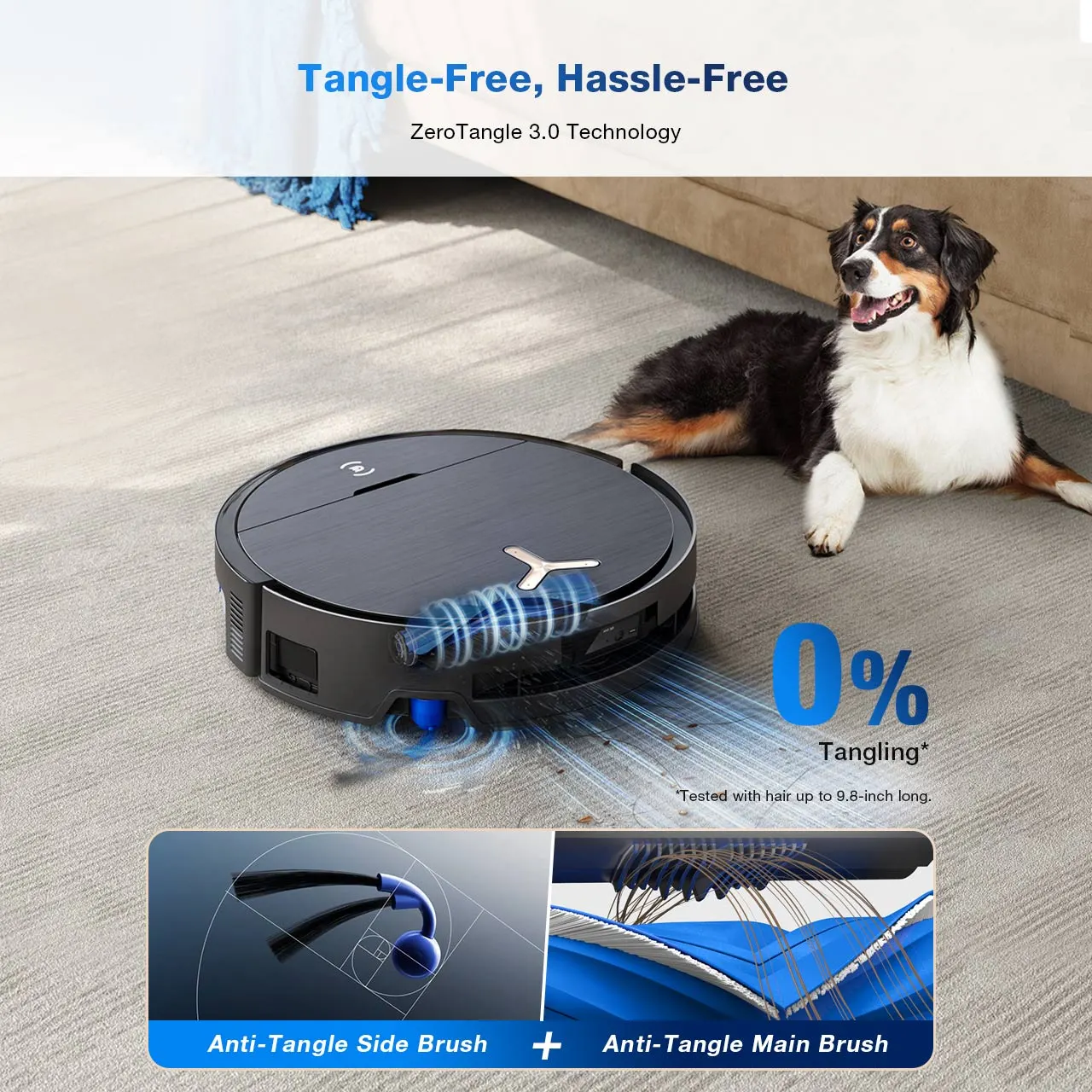 ECOVACS DEEBOT X9 PRO Omni Robot Vacuum and Mop, 16,600Pa Blast Suction, OZMO Roller Instant Self-Washing Mop