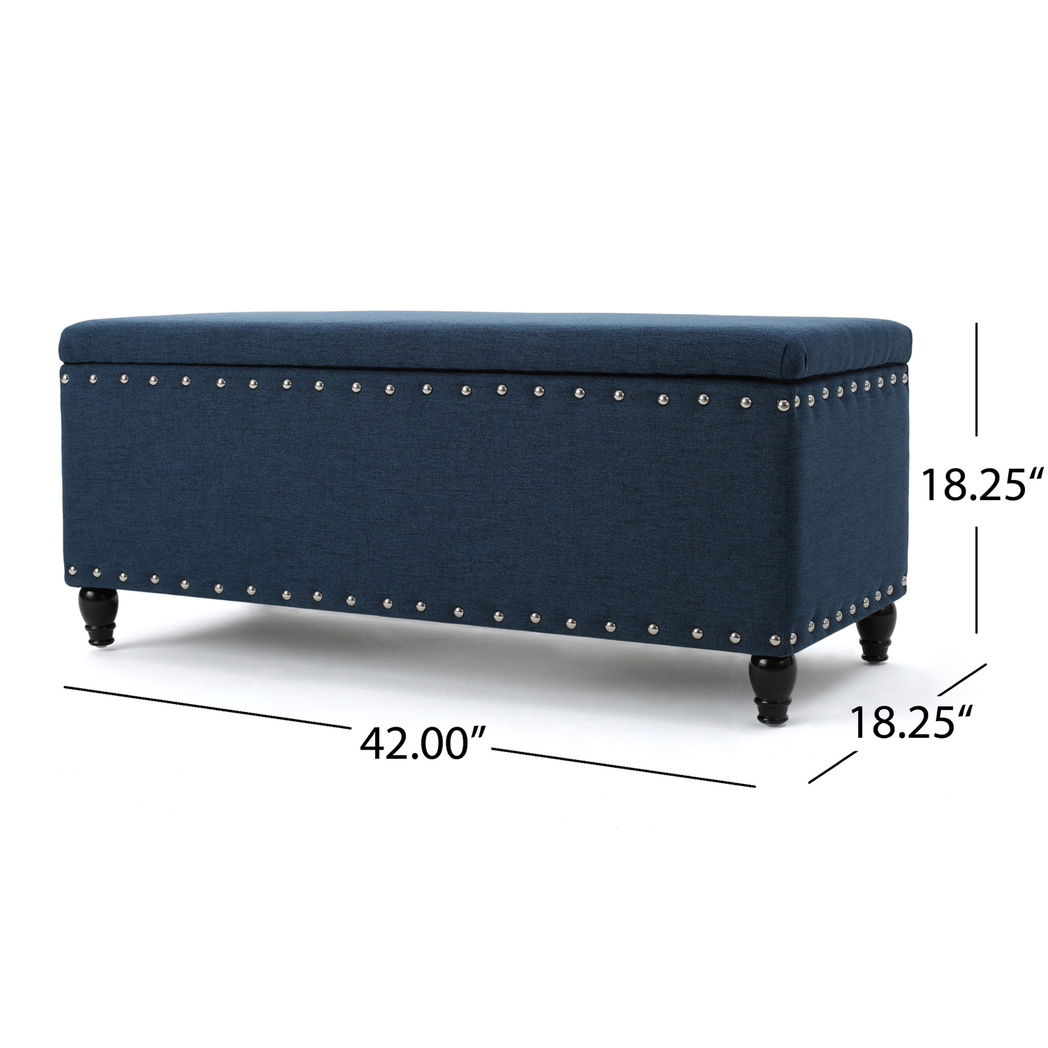 Storage Ottoman Versatile Fabric Ottoman with Hidden Compartment