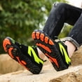 thumbnail image 6 of Mens Green Quick-Dry Barefoot Water Shoes Non-Slip Hiking Sneakers Lightweight Outdoor Trail Footwear for Kayaking Beach Camping,Size 10, 6 of 9