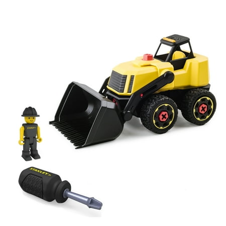 UPC: 0878834005351 | Red Toolbox Stanley Jr – Take a Part Front Loader yellow; black