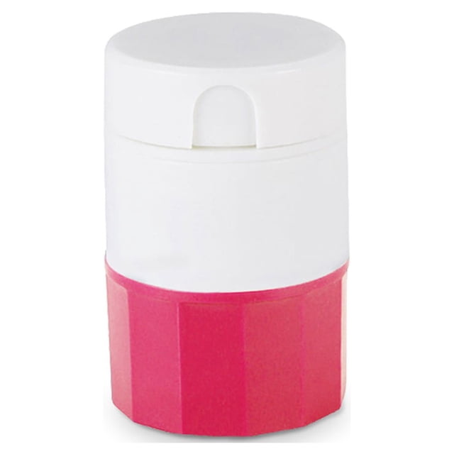 Divisor de píldoras Bewildely ABS 4 en 1 taza de agua ajustable portátil