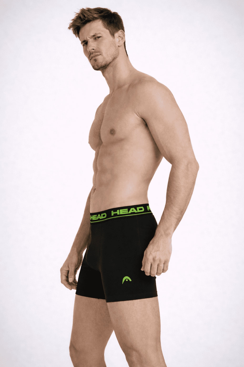 Men’s HEAD Performance Underwear Boxer Briefs, 4-Pack (Sizes S–XL)
