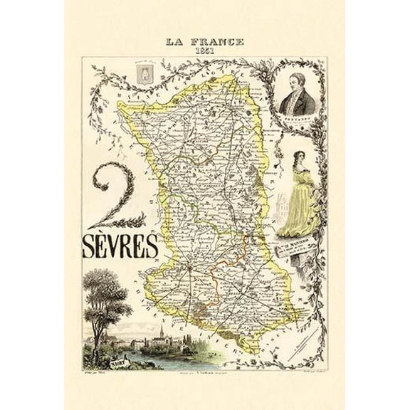 Deux-Sevre- Fine Art Canvas Print (20" x 30")