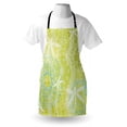 thumbnail image 3 of Dragonfly Apron Dragonfly Silhouettes over Round Ethnic Mandala Circles Oriental Inspired Print, Unisex Kitchen Bib Apron with Adjustable Neck for Cooking Baking Gardening, Green White, by Ambesonne, 3 of 3
