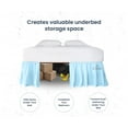 thumbnail image 3 of SGI Bedding 14 Inch Ruffled Bedskirt | Microfiber Ruffled Bed Skirt | Fade-Resistant, Wrinkle-free, Anti-static, Decorative, Extra Storage Space, Clutter-Free |Olympic Queen, Light Blue, 3 of 8