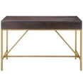 thumbnail image 4 of Martha Stewart Sharkey 48" Solid Wood and Metal Desk in Morocco/Gold, 4 of 4