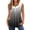 Black, variant on Gradient Print Sleeveless Beach Vacation Tops Women V Neck Casual Pullover Tops for Summer