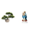 thumbnail image 1 of Árbol bonsái artificial,Bonsái artificial para decoración de escritorio o interior,Bonsái artificial,planta falsa en maceta.,Letrero de mesa,Decoración de escritorio acrílica Rincón, 1 of 8