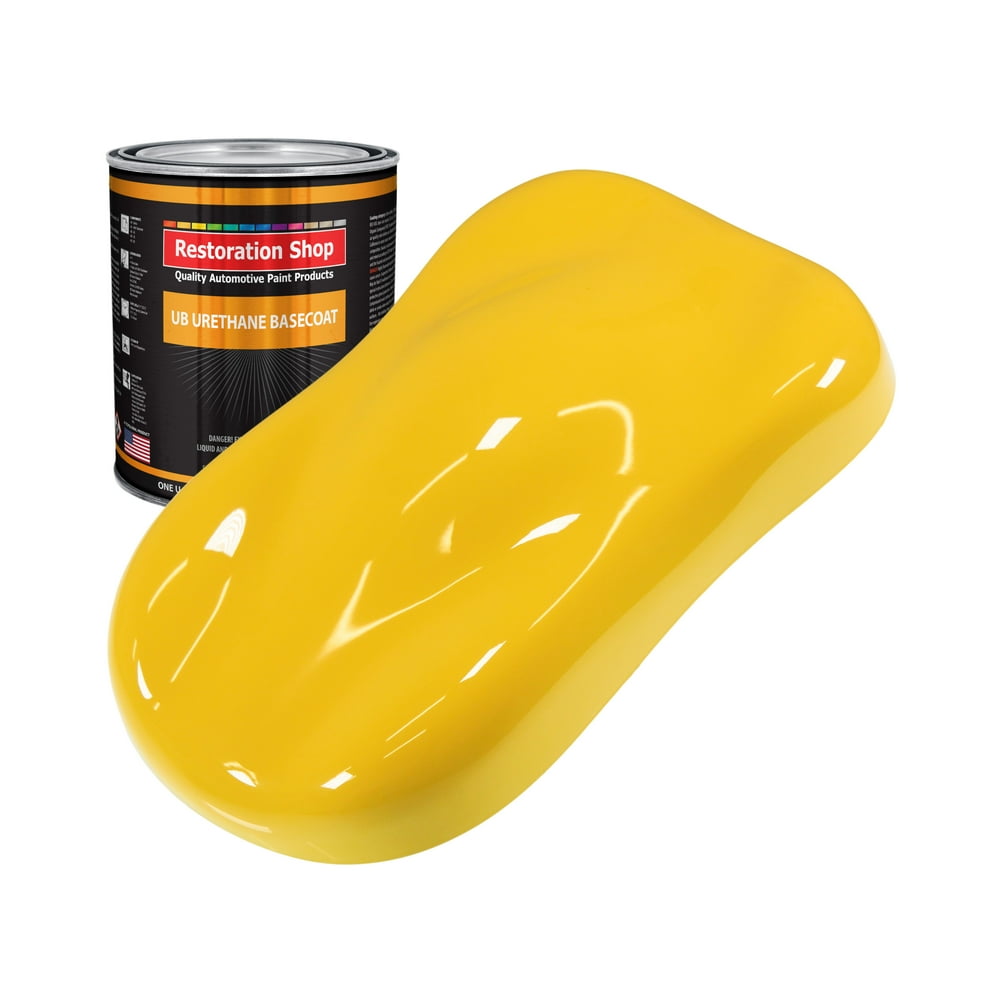 Sunshine Yellow 1 Quart URETHANE BASECOAT Car Auto Body Paint Walmart
