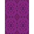 thumbnail image 1 of Ahgly Company Machine Washable Indoor Rectangle Transitional Medium Violet Red Pink Area Rugs, 8' x 10', 1 of 7
