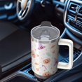 thumbnail image 5 of 40 Oz Halloween Tumbler with Handle and Straw, Skeleton Haunted Cat Travel Cup, Halloween Birthday Gifts for Women Adults Teenagers, 5 of 5