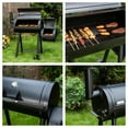thumbnail image 5 of Summit Living 28'' BBQ Charcoal Grill with Offset Smoker for Backyard and Camping, 5 of 8