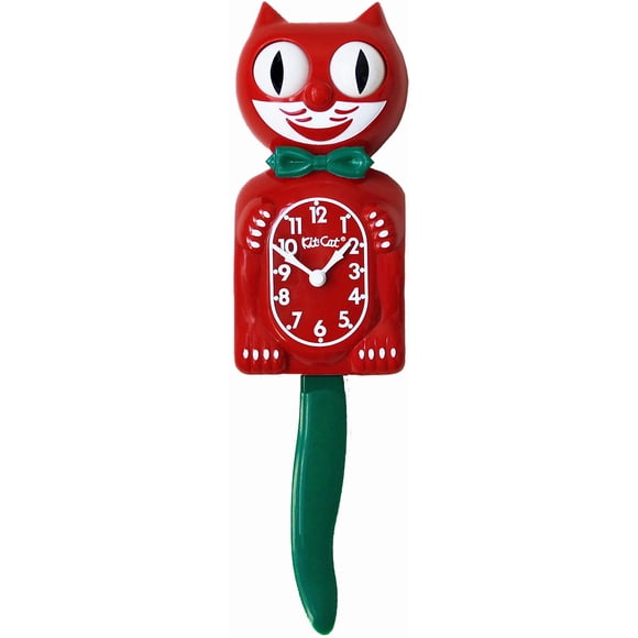 Reloj Kit-Cat Edición Limitada Roja y Verde 39 cm