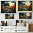 thumbnail image 4 of Designart "Jupiter s Jewel Earth in the Galaxy II" Earth Floater Framed Wall Art Living Room, 4 of 7