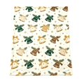 thumbnail image 2 of Christmas Print Throw Blanket, Festive Holiday Pattern Cover, Soft Cozy for Sofa Couch Bed Home Decor, 2 of 6