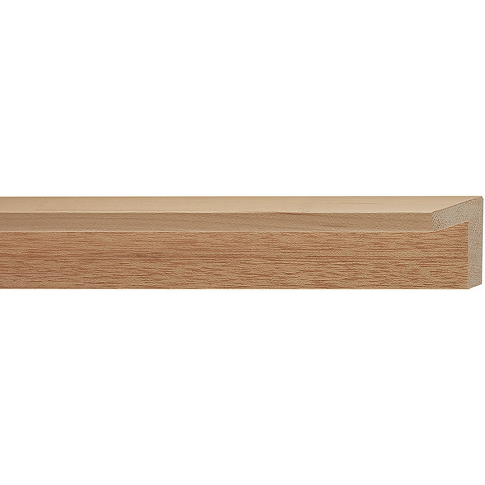 Canvas Floater Frame Moulding (Wood) Contemporary Natural Finish 1.