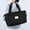 Black, variant on Taicans Foldable Travel Duffel Bag Tote Carry on Luggage Bag Sports Gym Bag for Women and Girls