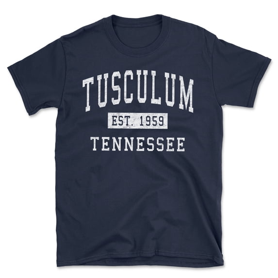 Tusculum Tennessee Classic Established Men's Cotton T-Shirt