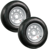 eCustomrim 2-Pack Trailer Tire Rim ST225/75R15 Load D 15 Inch 6 Lug ...