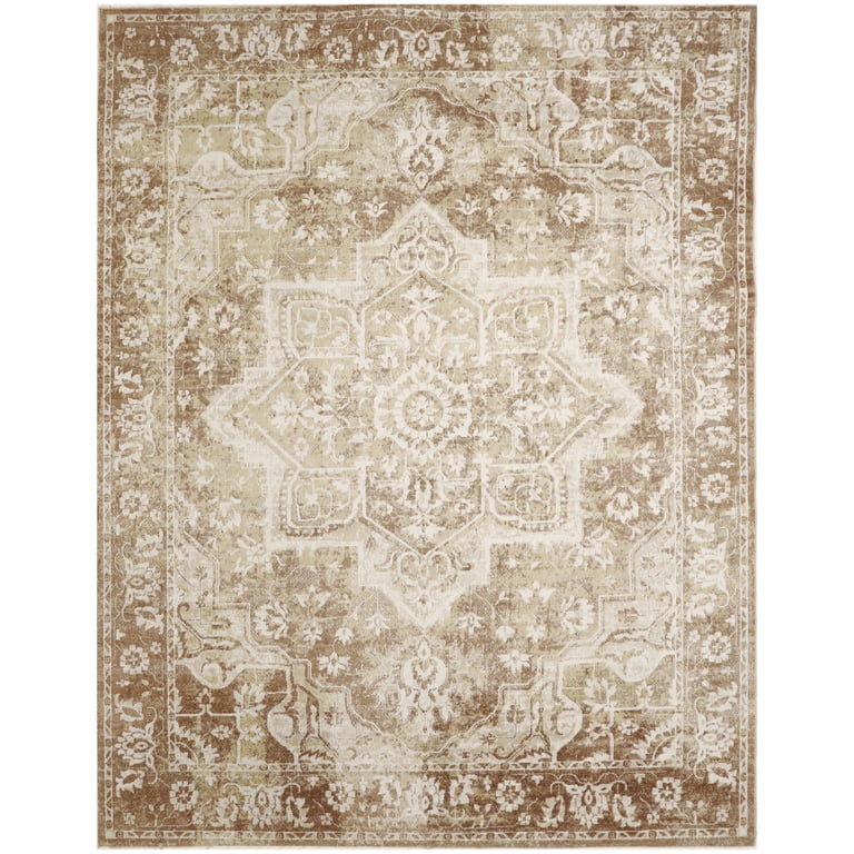 Nourison Astra Machine Washable 9' x 12' Rust Vintage Indoor Rug