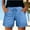 Sky Blue, variant on Only Moment Linerless Relaxed Casual Shorts for Women Bamboo Nodes Cotton Summer Casual High Waisted Wide Leg Drawstring Lounge Shorts Comfy 2026 Beach Vacation Womens Athletic Shorts Sky Blue,S