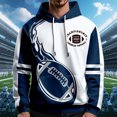 thumbnail image 1 of WILLBEST Sudaderas Deportivas para Hombre, Sudaderas con Capucha De Rugby y Fútbol para Hombres y Mujeres, Sudaderas Casuales con Cuello y Cordón, Sudadera con Capucha De Manga Larga XXXXGrande, 1 of 4