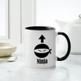 thumbnail image 4 of CafePress - Self Ninja Mug - 11 oz Ceramic Mug - Novelty Coffee Tea Cup, 4 of 4
