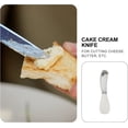 thumbnail image 6 of Casewin Butter Knife(4 Pcs), Porcelain Handle, Stainless Steel Cheese Spreader, Butter Spreader Knives Set, Used for Cheese, Cold Butter, Jam, Pastry and Other Kitchen Daily Spreader Knife, 6 of 7