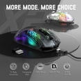thumbnail image 2 of Mouse Gamer ATTACK SHARK X2 Inalámbrico Bluetooth 2.4G Recargable PixArt RGB 2400 DPI, 2 of 5