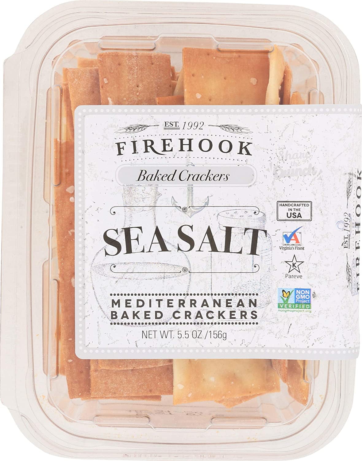 Firehook Baked Crackers Sea Salt 5.5 oz