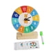 thumbnail image 2 of Reloj de madera, juguete sensorial para decir la hora, juguete Montessori para actividades de aprendizaje. eléctrico, 2 of 9