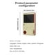 thumbnail image 4 of Mini consola de juegos 500 Consola portátil de videojuegos incorporada Pantalla de 2,4 pulgadas Dispositivo de juegos recargable, rojo Inevent EL002002-01B, 4 of 7