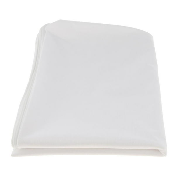 Blesiya tejido tela impermeable a prueba de ácaros ropa de cama funda de almohada 2 tamaños Cremallera - Blanco - 48x74cm Zulema Fundas de almohada de seda de color sólido