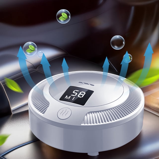 QTOCIO Home Car Purifier/Portable Car Purifier/Car Purifier for Car/Indoor Small Car Purifier/Usb Charging