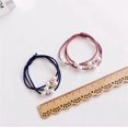 thumbnail image 3 of 24 Pcs Women Hair Tie,Pearl Hair Tie Bows,Colorful Rubber Hair Scarf,New Elastic Headband Headdress Ornaments,Simple Small Fresh Headdress (Multi-Color), 3 of 4