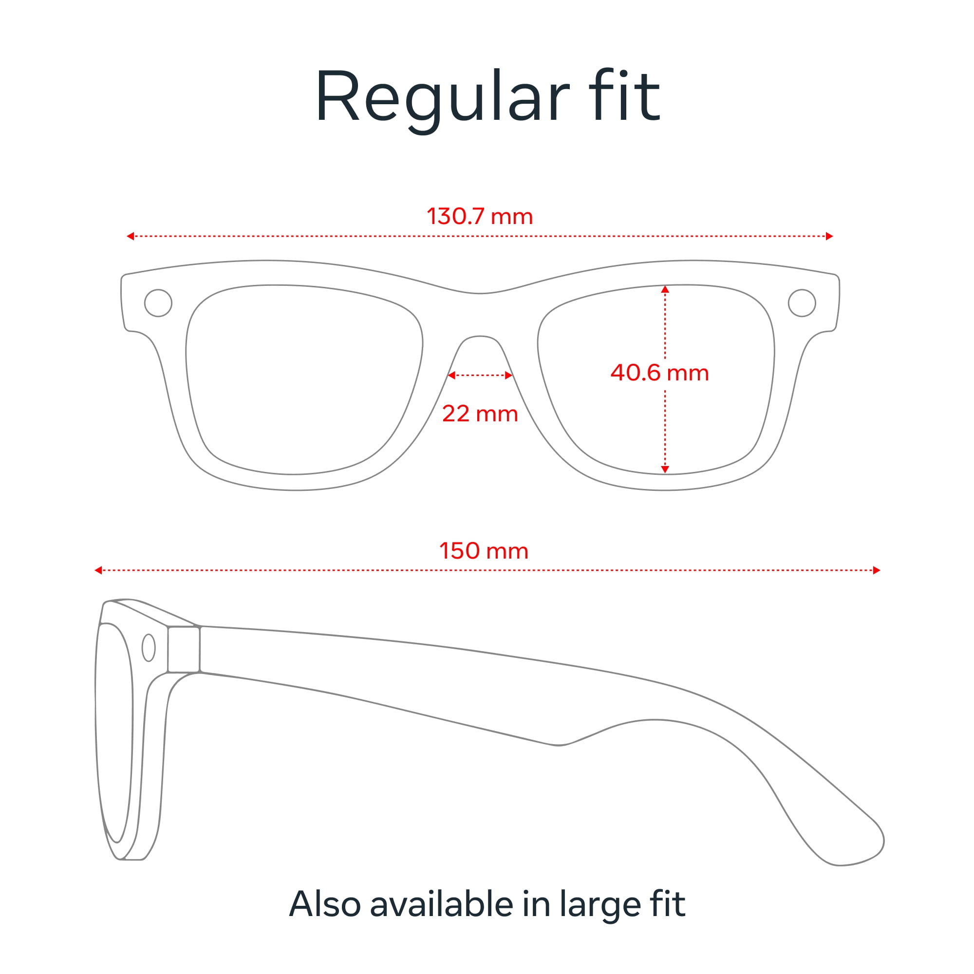 Ray-Ban Meta (Gen 1), Wayfarer, Shiny Black, Green Lenses | Smart AI Glasses