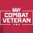 thumbnail image 3 of CafePress - US Navy Combat Veteran Dark T Shirt - Men's Classic Graphic Cotton T-Shirt, 3 of 4