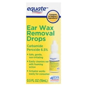 Equate Ear Wax Removal Drops, 0.5 Fl. Oz.