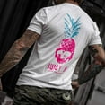 thumbnail image 3 of Combat Iron Juicy Af Pineapple Men's T-Shirt 3Xl / White, 3 of 4