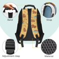 thumbnail image 4 of Pzuqiu Boys Capybara 17 Inch Kids Backpack for Ages 6-18 Elementary Middle School Students Breathable Large Capacity Schoolbag for Back to School Bookbag for Boys Girls, 4 of 7