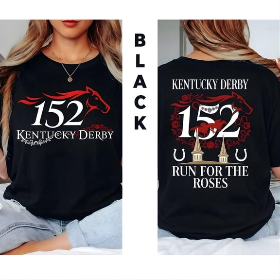 Run For The Roses T-Shirt, Kentucky Derby 2026 Apparel, Vintage Horse Racing Shirt